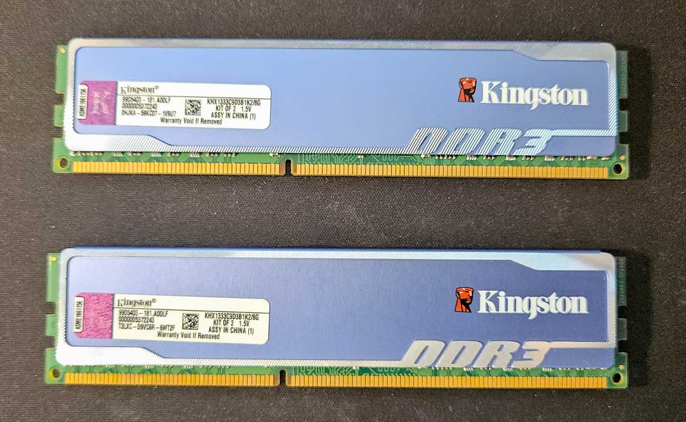 Kingston HyperX blu 8GB 2x4GB DDR3 1333MHz CL9 KHX1333C9D3B1K2/8G