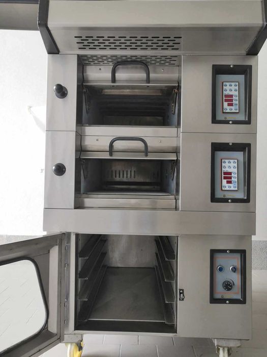 Forno eletrico pão e pastelaria semi novo