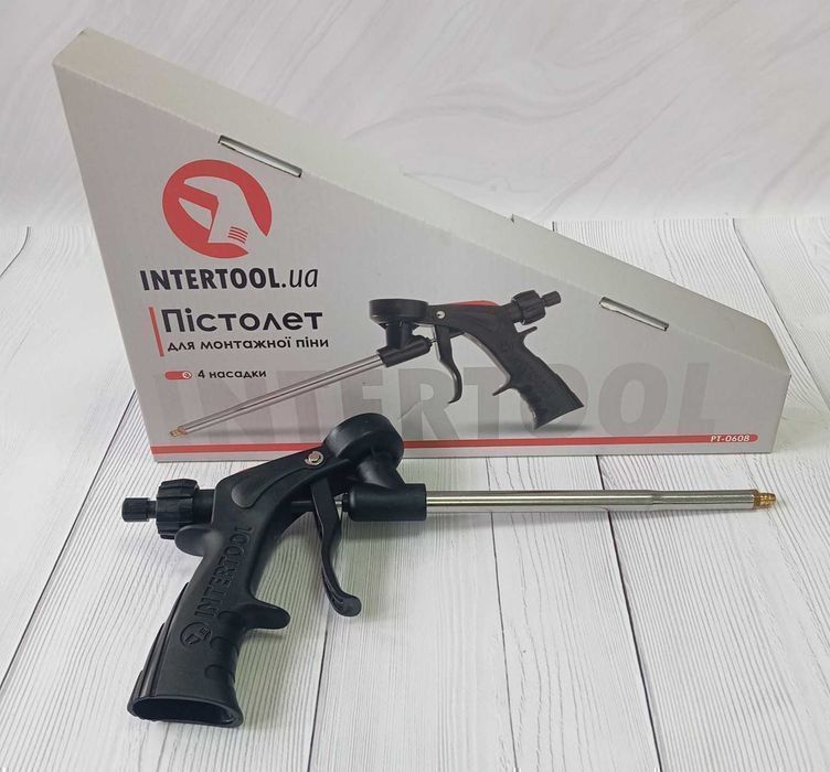 Пістолет для піни + 4 насадки INTERTOOL PT-0608