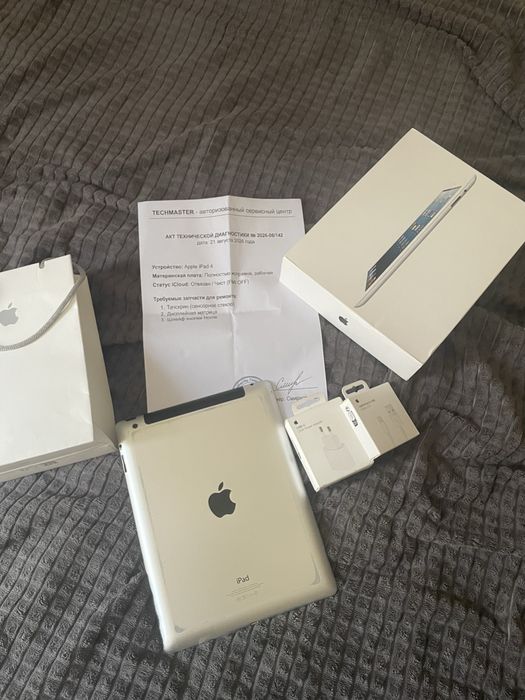 Ipad 4 white apple