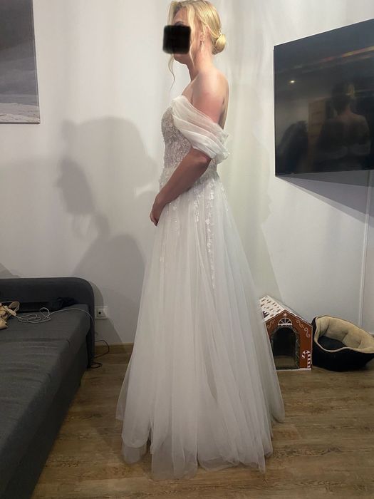 Suknia ślubna na wysoką dziewczynę