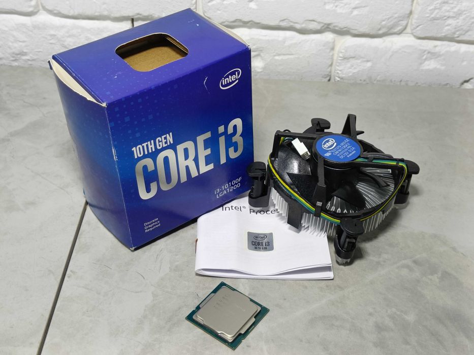 Як НОВИЙ! Процесор Intel Core i3-10100F - LGA1200 В ІДЕАЛЬНОМУ СТАНІ