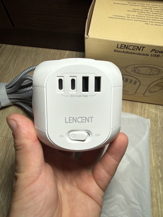 Przedłużacz / Kostka Zasilająca 4Gniazda -2USB-C -2USB-A