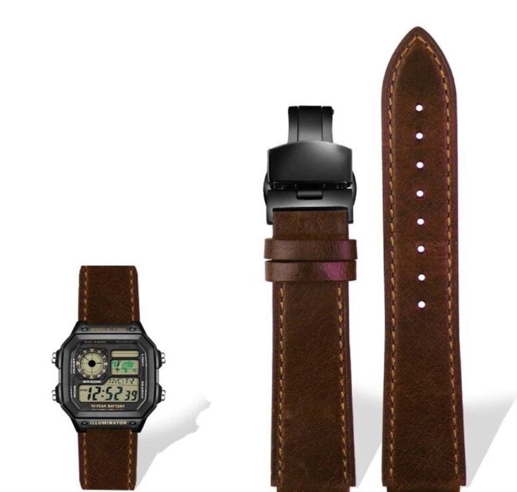 Ремінець для годинника CASIO шкіряний