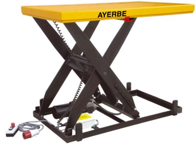 Mesa/Plataforma Elev. Sobe cargas 500 kg Dim. mesa 1300x800 mm JL20