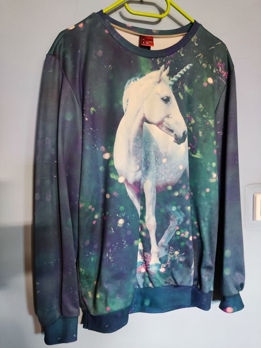 Świetna niebieska bluza z jednorożcem jak nowa Mr. Gugu & Miss Go
