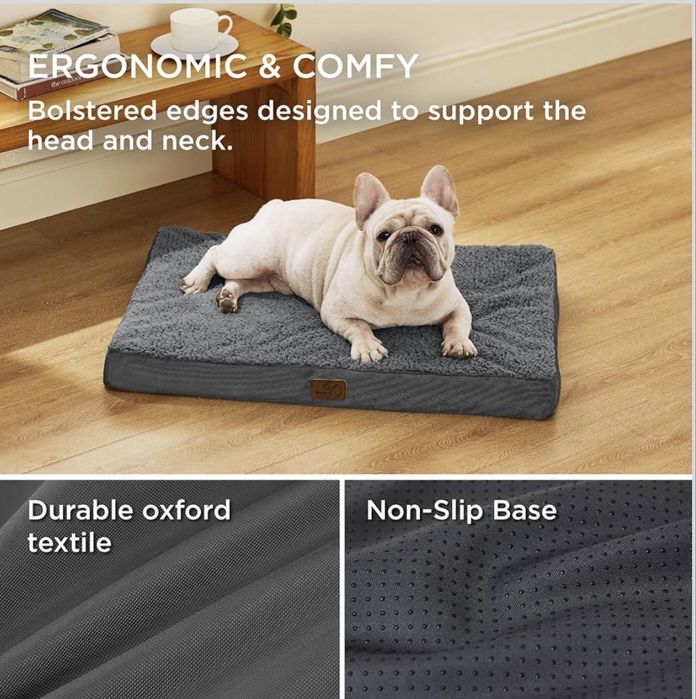 Подушка для собак Bedsure М  76 × 51 x 7.6