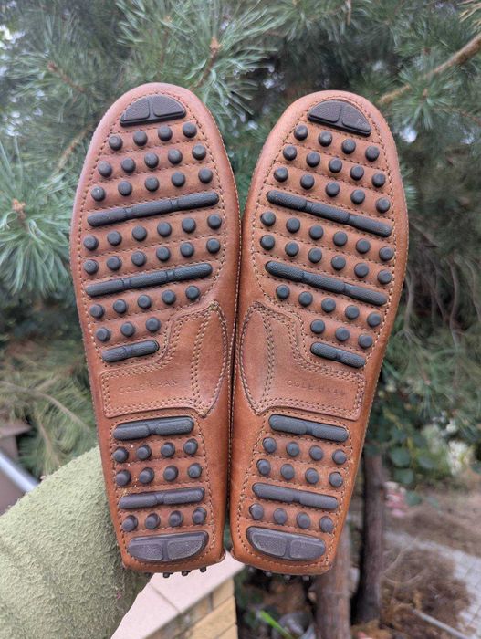Чоловічі коричневі мокасини топсайдери Cole Haan