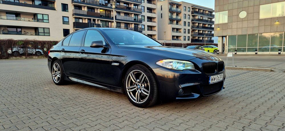 BMW f10 520d 184km m pakiet alcantara łopatki bixenon sport shadowline