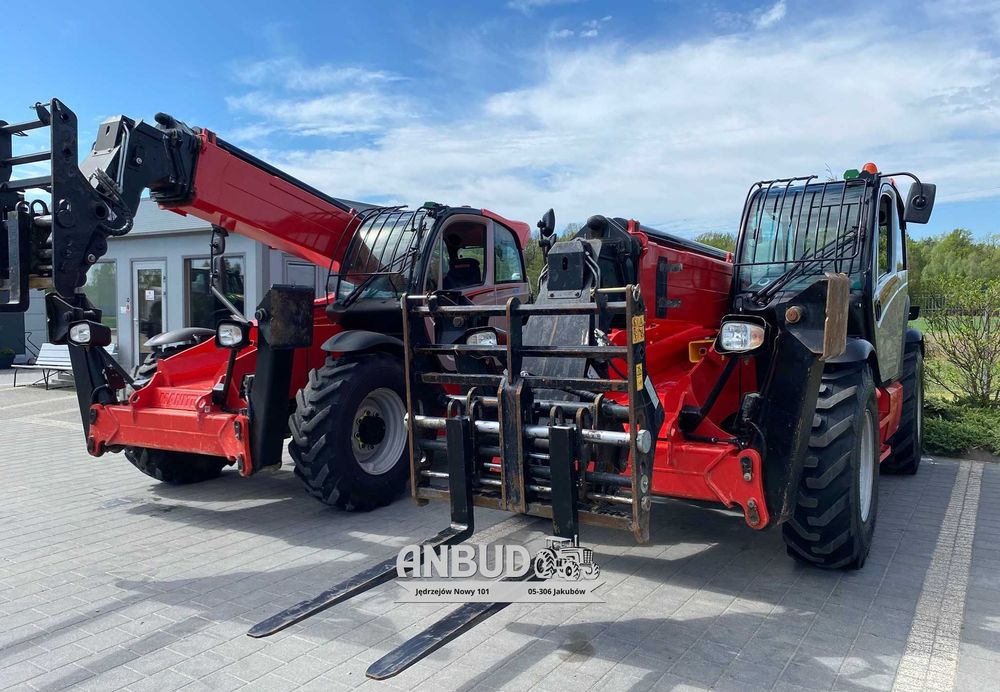 Ładowarka teleskopowa budowlana Manitou MT 1440 Easy 2021 2981h 4t 14m klima sway widły hydrauliczne MT 1840 JCB 540-140