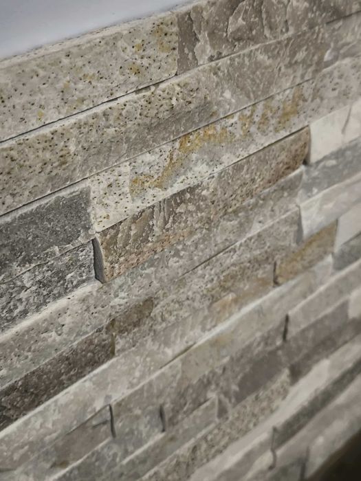 Panele Kamienne Black Slate, Kwarcyt Black i Beige.