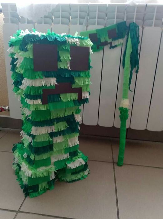 Piniata creeper Minecraft