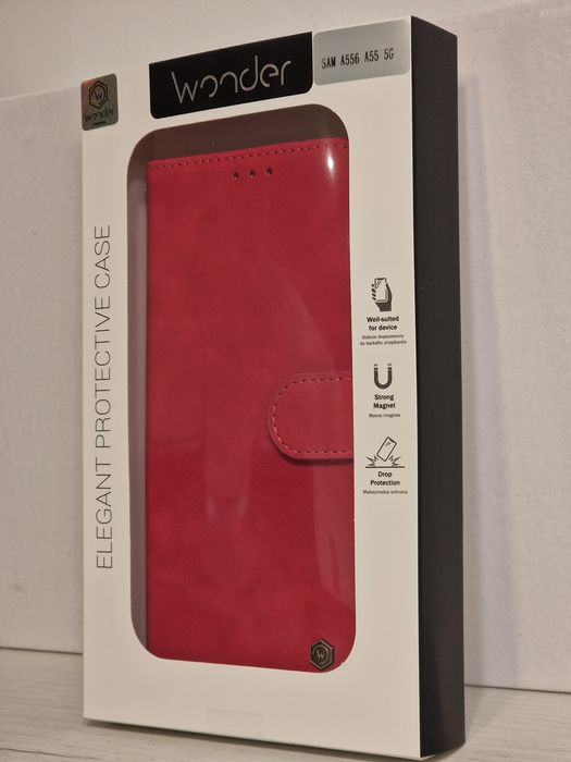 Kabura Wonder Fancy do Samsung Galaxy A55 5G fuksja