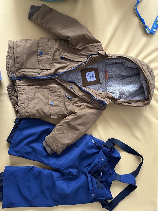 Kurtka i spodnie narciarskie dla chłopca