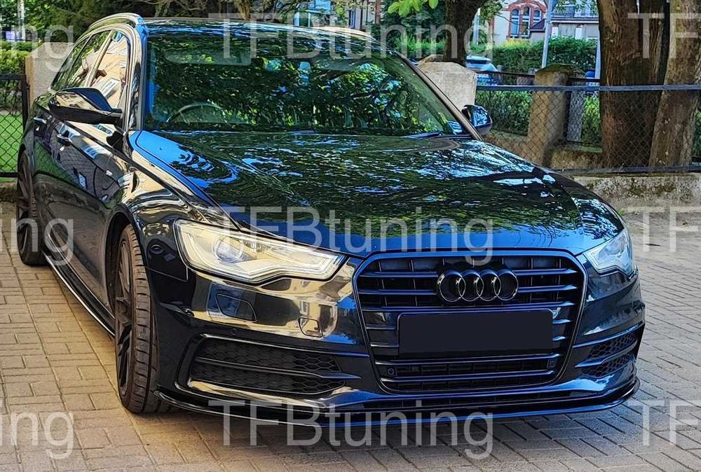 Spoiler zderzaka przód Audi A6 C7 2011- 2014 TFB TUNING