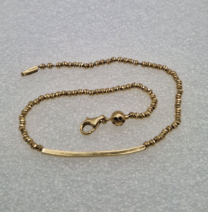 Bransoletka z kuleczkami używana PR 585, waga 3,3g,długość 19,5cm*