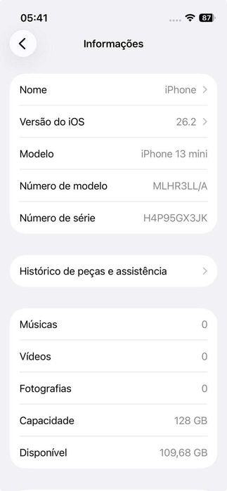 IPhone 13 mini, 128 gb