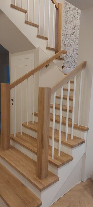 Schody dębowe, jesionowe