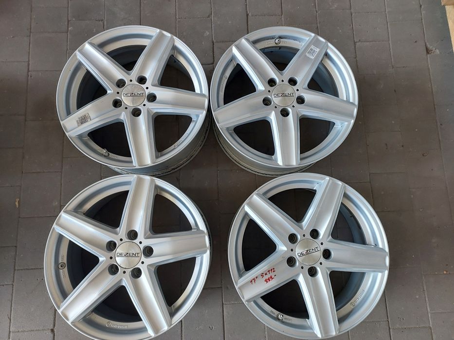 Jak nowe alufelgi Dezent 17" 5x112 VW, Audi, Skoda, Seat