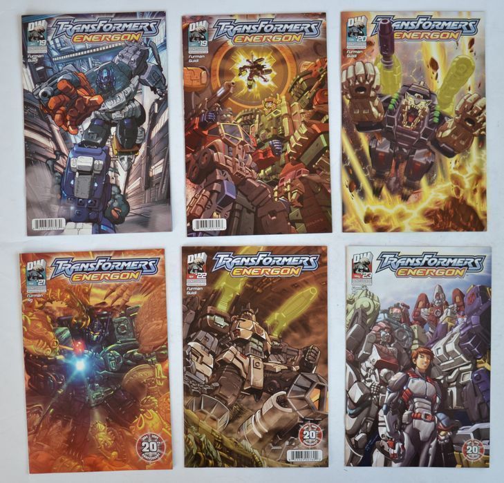 Transformers Energon DW 2004 Komiksy Zestaw