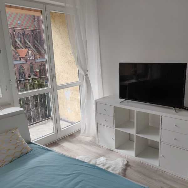 Pokój jednoosobowy z balkonem i TV | Centrum | Rynek | Wita Stwosza - Widok 2