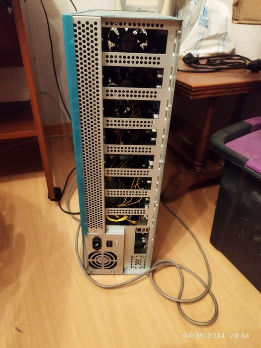 Rig de mineração 8 slots