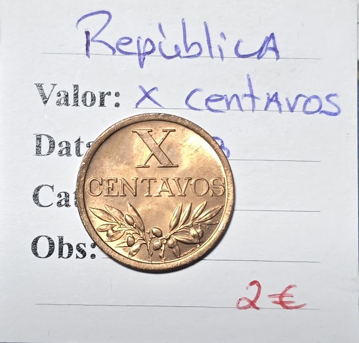 X centavos 1967 soberbo