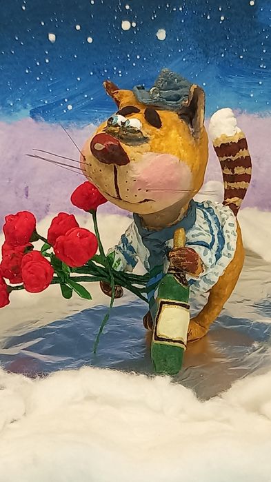 Современная ватная игрушка
