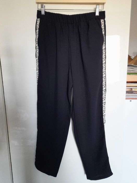 Granatowe spodnie Reserved r. 38