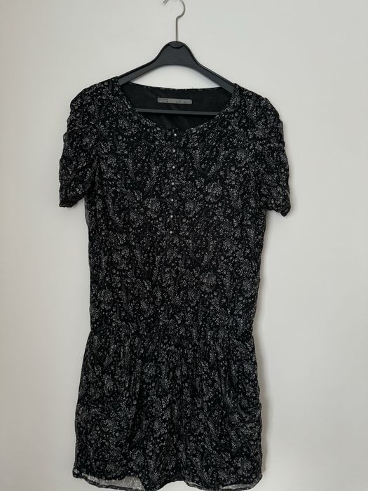Czarna krótka sukienka Zara L