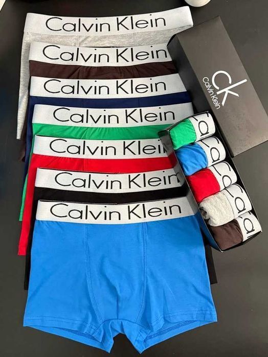 Чоловічі боксери CK Steel2. Мужские трусы, хлопок