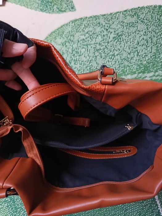 Nowa z metką torebka karmelowa nobo