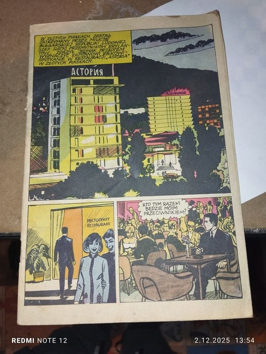 Stary komiks Kapitan Żbik z 1974