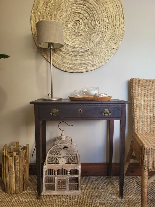 mesa, consola, secretaria, vintage, retro, rustico