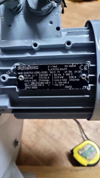 Wentylator-turbina 0,37kw.2740ob