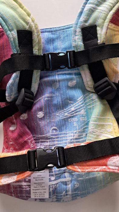 Nosidło nosidełko dla lalek Lennylamb jak nowe 2 sztuki