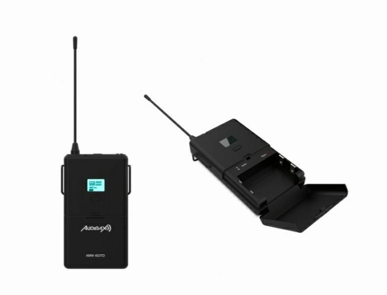 Conjunto de 4 Microfones sem fios com headset profissionais