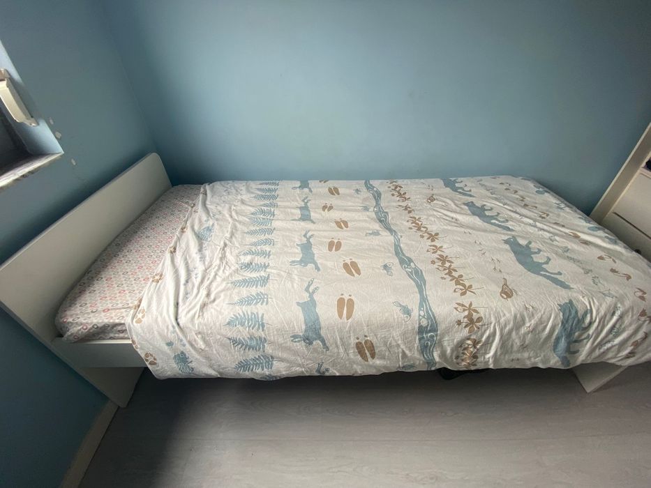 Cama criança 90x200cm com caixa de arrumação