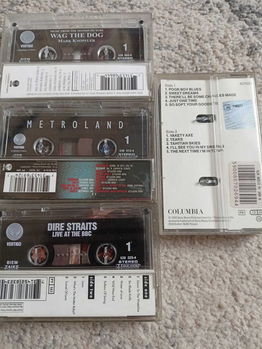 Dire straits i mark knopfler kasety