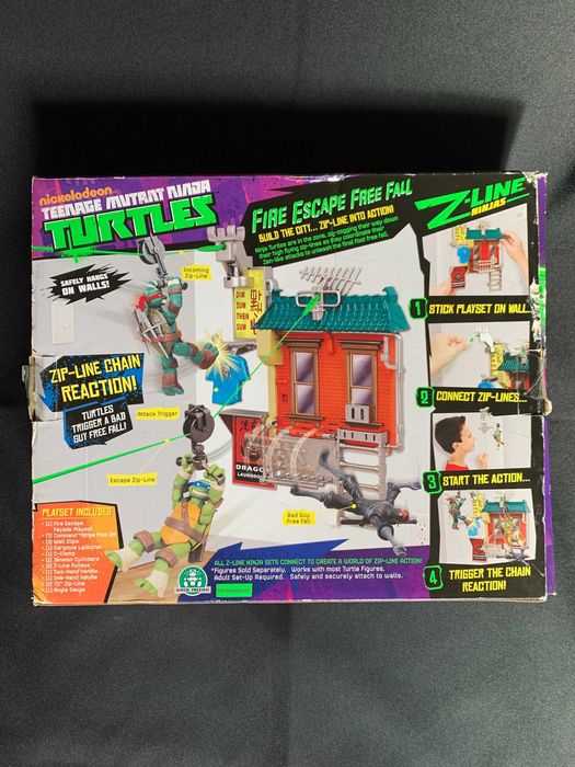 Tartarugas Ninja - Fire Escape Free Fall - Em Caixa - Novo