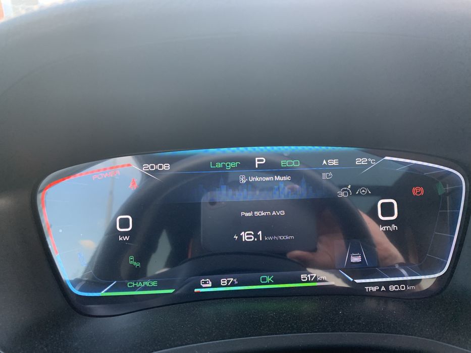 Аренда авто/електро/TESLA/BYD  400км+