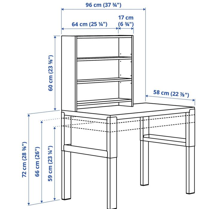 Secretária de crianças ikea