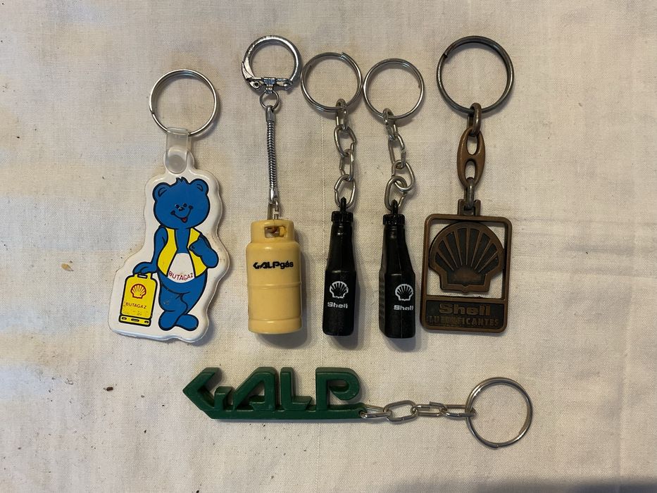 Conjuntos de porta chaves da TAP, Bancos e petroliferas, shell, galp