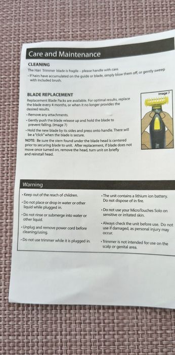 Golarka elektryczna MLG do brody