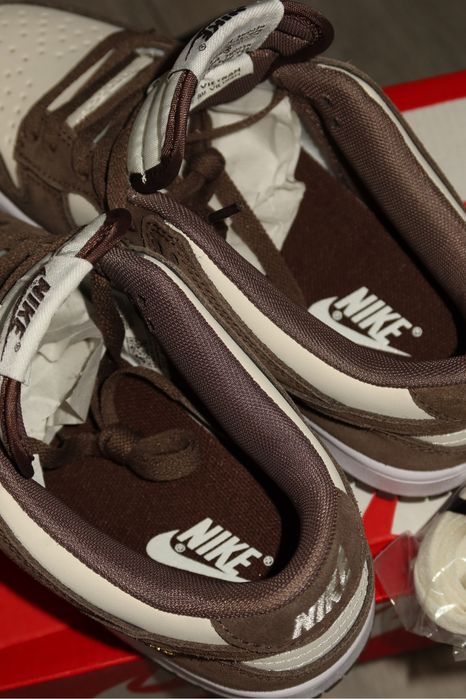 Nike SB dunk low найк данк шоколад і беж