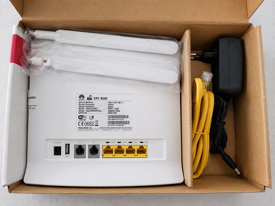 Router Huawei 4G LTE CPE B593s-22