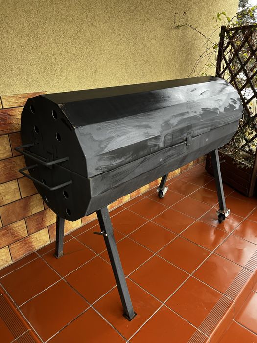 Grill na prosiaka 150cm. Solidny stalowy grill.