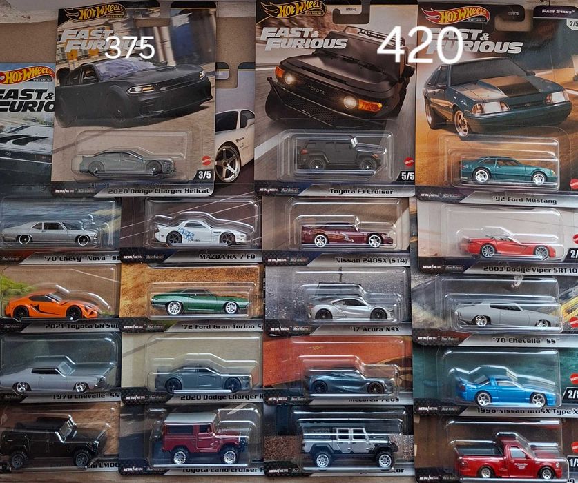 Моделі хот вілс форсаж hot wheels від 125