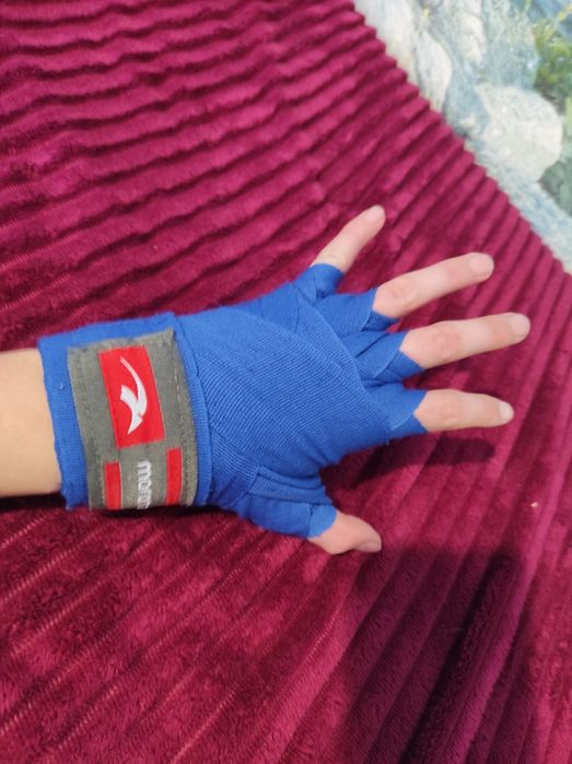 Бинти maraton 3 метра синього кольору