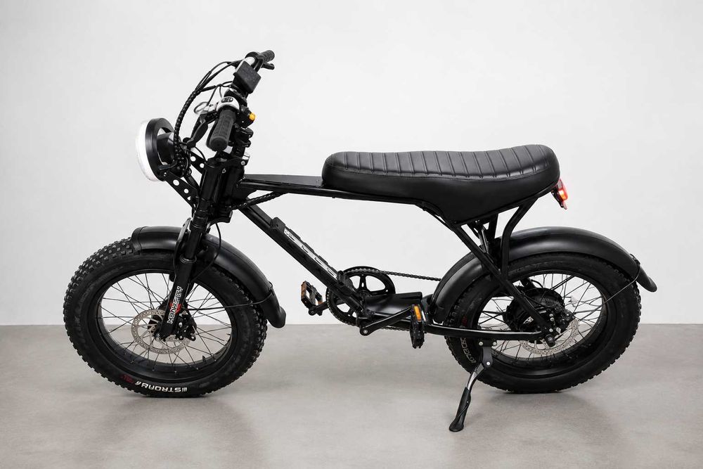 LELEKA L20 — Stylowy elektryczny FAT BIKE w stylu café racer